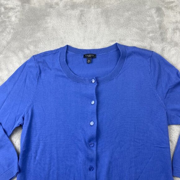Talbots Button Down Long Sleeve Sweater Women's Size Petite Mp BRAND NEW - Picture 2 of 9